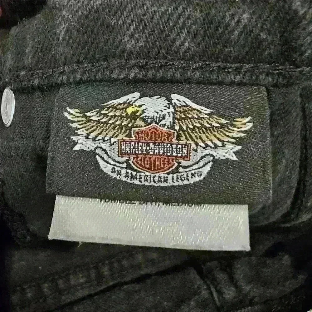 Harley-Davidson Women's Black Denim Short Size 0